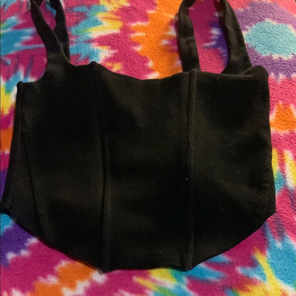 Forever 21 Black Crop Top